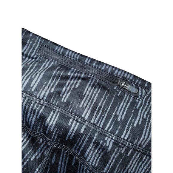 Nike Dri-FIT Black & Gray Leggings with Zipper Pocket - L - Picture 4 of 5